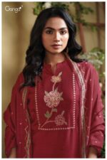 My Fashion Road Ganga Fashion Giva Designer Russian Silk Suit | S3810 – C