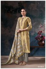 My Fashion Road Ganga Fashion Haisley Designer Silk Jacquard Latest Suit | S3729-A