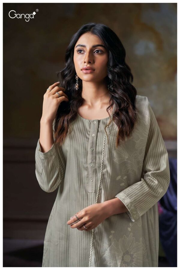 My Fashion Road Ganga Fashion Junia Premium Designs Satin Cotton Suit | S3770 – B
