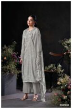 My Fashion Road Ganga Fashion Kaelani Printed Fancy Cotton Satin Suit | S3830-B