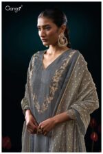 My Fashion Road Ganga Fashion Lillias Partywear Style Designer Silk Suit | S3169 – C