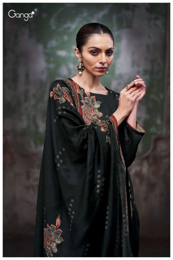 My Fashion Road Ganga Fashion Lulia Fancy Cotton Satin Ladies Dress | S3768 – A