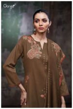 My Fashion Road Ganga Fashion Lulia Fancy Cotton Satin Ladies Dress | S3768 – B