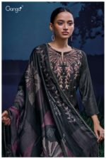 My Fashion Road Ganga Fashion Milena Pure Bemberg Silk Premium Designs Suit | S3056-D My Fashion Road Ganga Fashion Milena Pure Bemberg Silk Premium Designs Suit | S3056-D