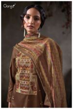 My Fashion Road Ganga Fashion Tazlin Premium Cotton Satin Fancy Suit | S3851-A My Fashion Road Ganga Fashion Tazlin Premium Cotton Satin Fancy Suit | S3851-A