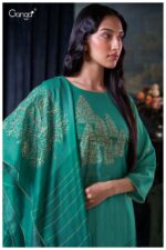 My Fashion Road Ganga Fashion Tevy Latest Designs Bemberg Silk Suit | S3057-B