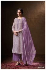 My Fashion Road Ganga Fashion Veeral Printed Cotton Satin Suit | S3775 – B
