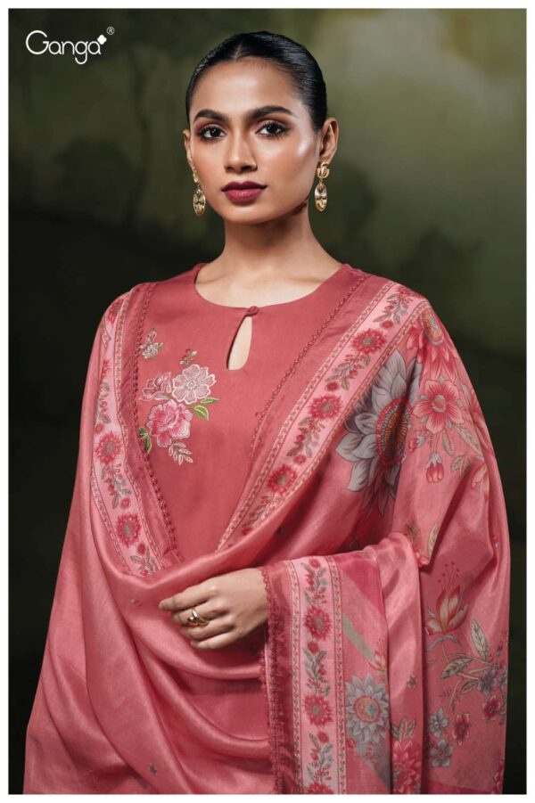 My Fashion Road Ganga Fashion Yennoha Fancy Cotton Satin Salwar Suit | S3811-A