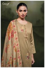My Fashion Road Ganga Fashion Yennoha Fancy Cotton Satin Salwar Suit | S3811-C