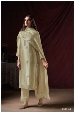 My Fashion Road Ganga Fashion Zylee Pure Bemberg Silk Latest Suit | S3731-A
