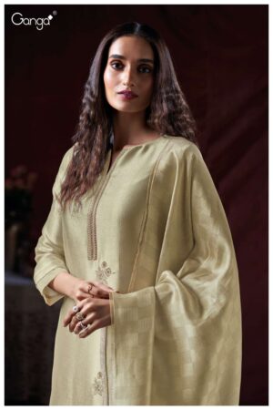 My Fashion Road Ganga Fashion Zylee Pure Bemberg Silk Latest Suit | S3731-A