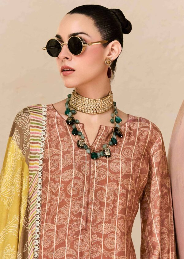 My Fashion Road Kimora Heer Jugni Vol 219 Musline Dress | 9751