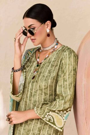 My Fashion Road Kimora Heer Jugni Vol 219 Musline Dress | 9754