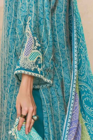 My Fashion Road Kimora Heer Jugni Vol 219 Musline Dress | 9756