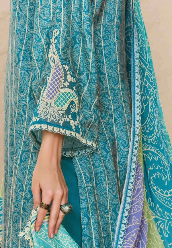 My Fashion Road Kimora Heer Jugni Vol 219 Musline Dress | 9756