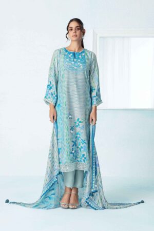 My Fashion Road Kimora Sohni Ocean Vol 24 Muslin Dress | 311