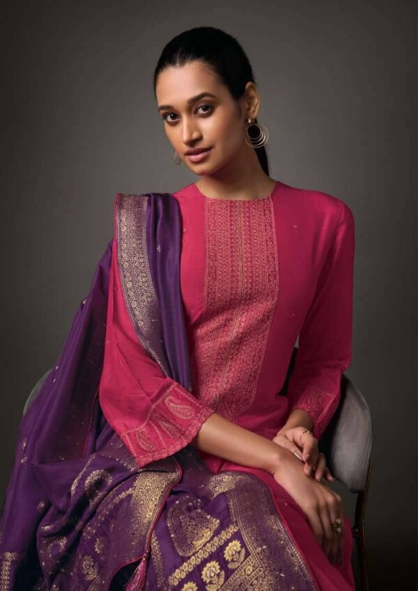 My Fashion Road Omtex Agnira Exclusive Designer Silk Suit | 8141