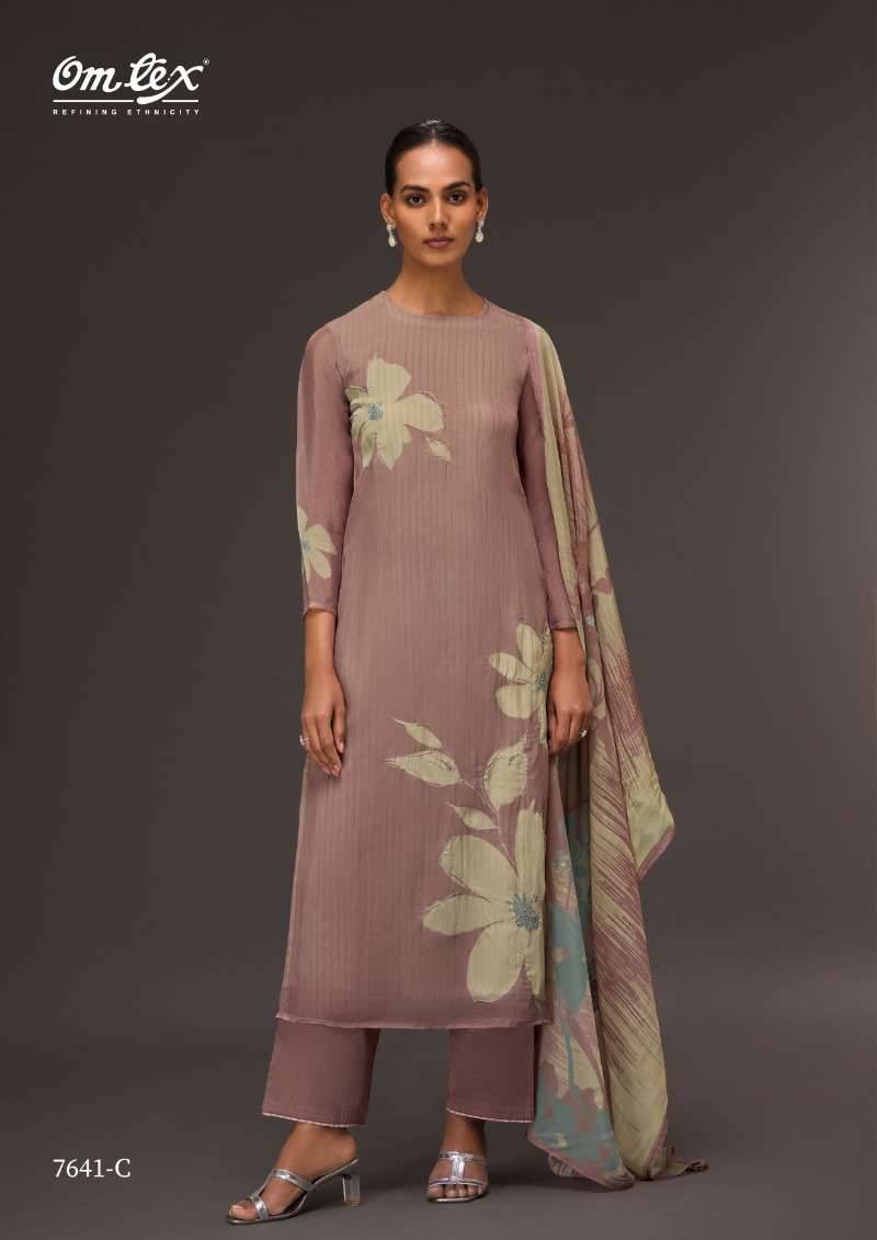 My Fashion Road Omtex Color Canvas Digital Printed Fancy Organza Suit | 7641 – C My Fashion Road Omtex Color Canvas Digital Printed Fancy Organza Suit | 7641 – C
