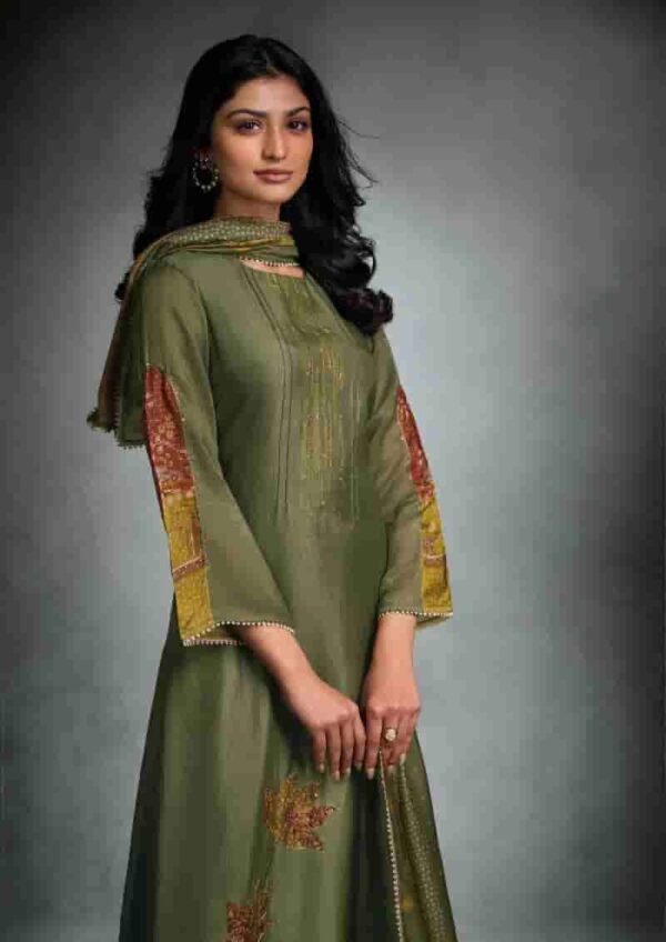 My Fashion Road Omtex Meher Mode Fancy Silk Latest Designs Suit | 7961 – B