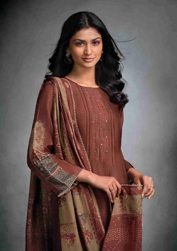 My Fashion Road Omtex Meher Mode Fancy Silk Latest Designs Suit | 7961 – D