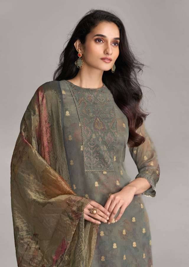 My Fashion Road Omtex Neelpari Fancy Organza Jacquard Suit | 7621 – C My Fashion Road Omtex Neelpari Fancy Organza Jacquard Suit | 7621 – C