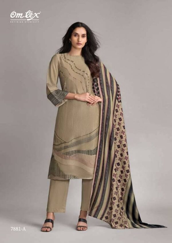 My Fashion Road Omtex Pankhuri Digital Prints Silk Latest Suit | 7881 – A