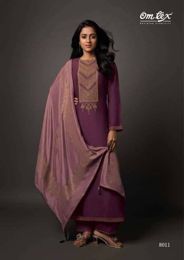 My Fashion Road Omtex Rimaya Exclusive Designer Silk Suit | 8011