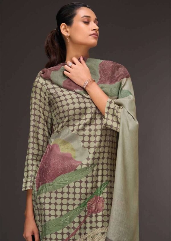 My Fashion Road Omtex Stitch Soul Digital Printed Fancy Silk Ladies Suit | 7581 – C