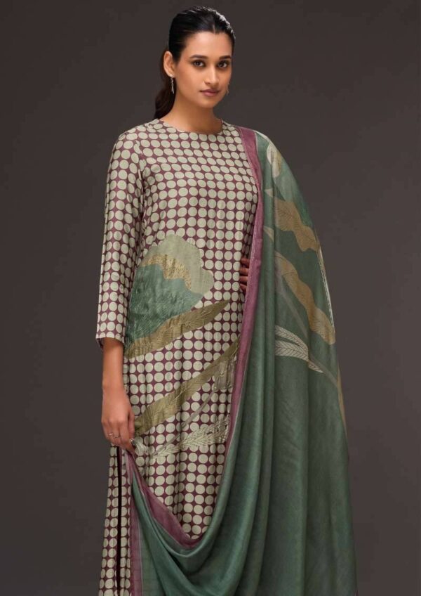 My Fashion Road Omtex Stitch Soul Digital Printed Fancy Silk Ladies Suit | 7581 – B