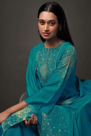 My Fashion Road Omtex Yoshita Fancy Silk Latest Stylish Ladies Suit | 8021-B