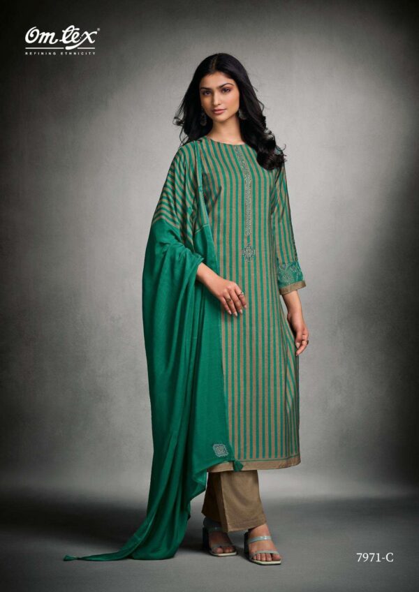 My Fashion Road Omtex Marina Exclusive Fancy Ladies Suit | 7971-C