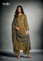 My Fashion Road Omtex Navastra Exclusive Fancy Latest Ladies Suit | 7921-C