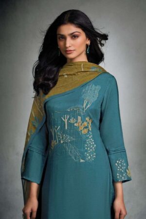 My Fashion Road Omtex Navastra Exclusive Fancy Latest Ladies Suit | 7921-D