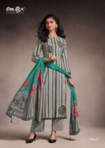 My Fashion Road Omtex Zarvika Digital Printed Fancy Silk Suit | 7981-C