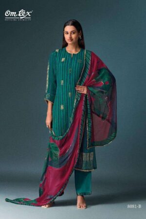 My Fashion Road Omtex Mishqe Designer Exclusive Latest Ladies Suit | 8081-B