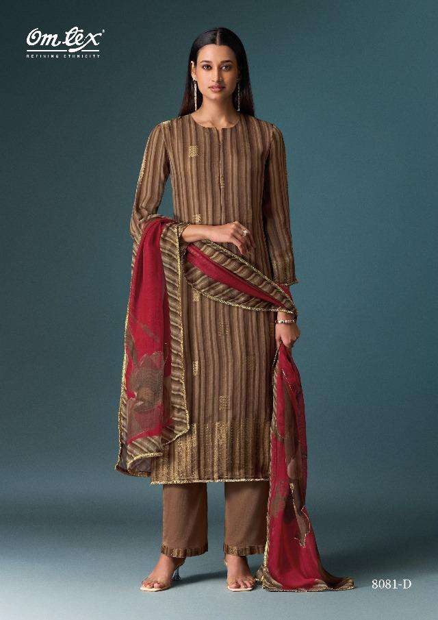 My Fashion Road Omtex Mishqe Designer Exclusive Latest Ladies Suit | 8081-D My Fashion Road Omtex Mishqe Designer Exclusive Latest Ladies Suit | 8081-D