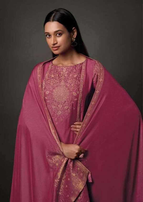 My Fashion Road Omtex Yoshita Fancy Silk Latest Stylish Ladies Suit | 8021-A