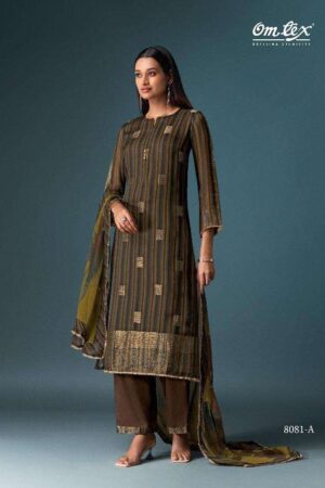 My Fashion Road Omtex Mishqe Designer Exclusive Latest Ladies Suit | 8081-A