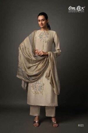 My Fashion Road Omtex Aurika Exclusive Fancy Silk Latest Ladies Suit | 8121