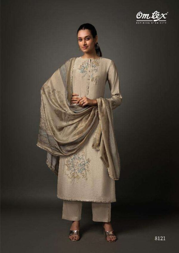 My Fashion Road Omtex Aurika Exclusive Fancy Silk Latest Ladies Suit | 8121