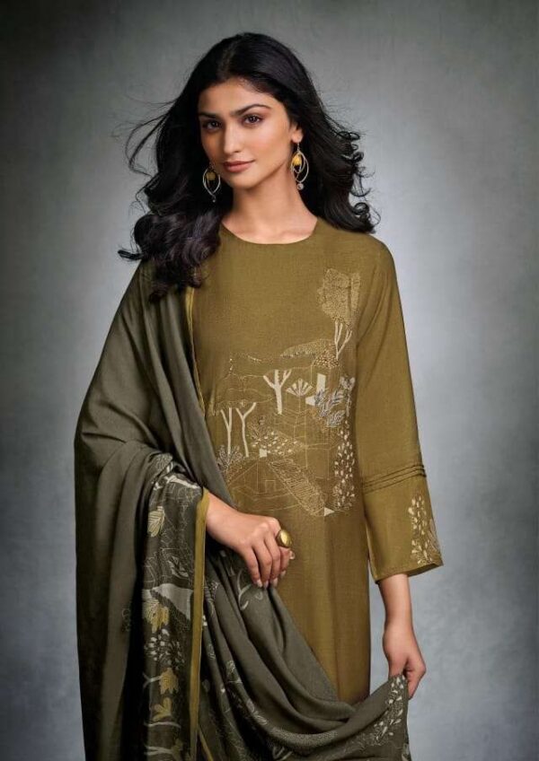 My Fashion Road Omtex Navastra Exclusive Fancy Latest Ladies Suit | 7921-C