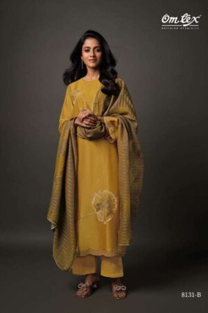 My Fashion Road Omtex Sarina Partywear Style Tissue Silk Designer Suit | 8131-B