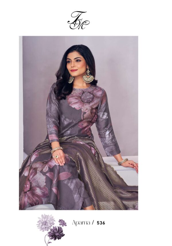 My Fashion Road T And M Designer Aparna Digital Printed Latest Collection Suit | 536
