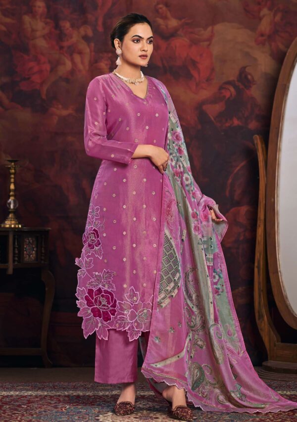 My Fashion Road T And M Designer Dishita Hits Designs Jacquard Suit | 278