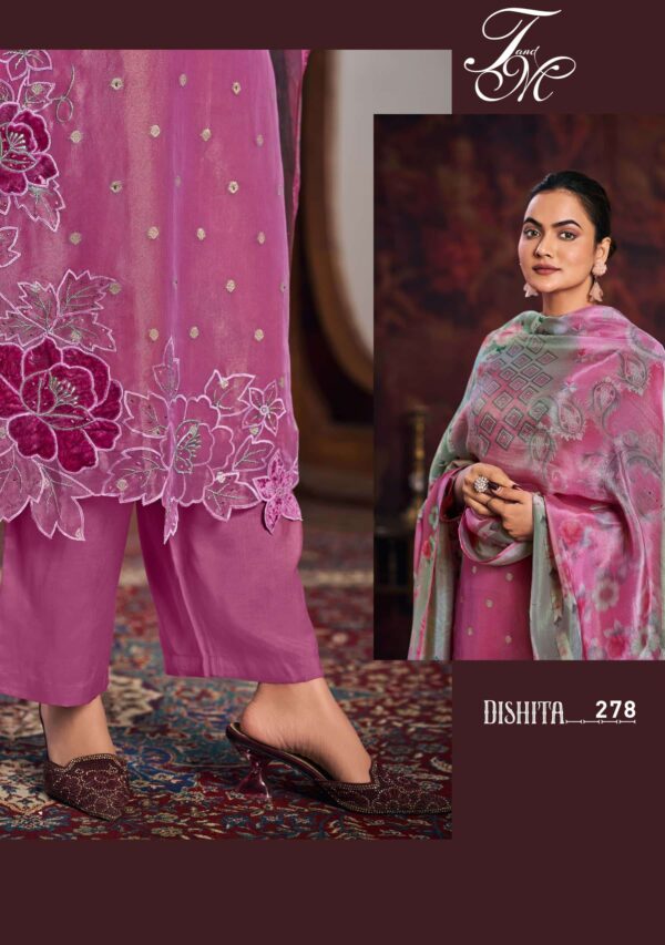 My Fashion Road T And M Designer Dishita Hits Designs Jacquard Suit | 278