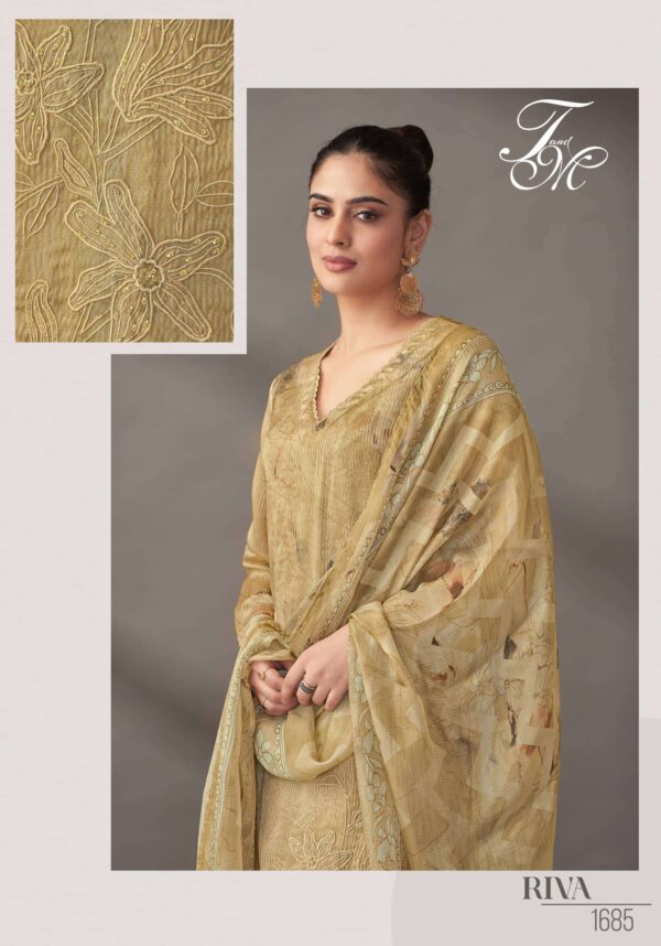 My Fashion Road T And M Designer Riva Pure Silk Designer Ladies Dress | 1685