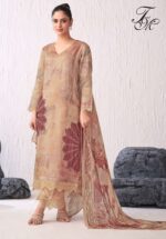 My Fashion Road T And M Designer Sunflower Pure Silk Exclusive Wear Suit | 1784