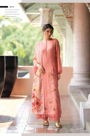 My Fashion Road Varsha Mishka Exclusive Fancy Muslin Ladies Suit | MK – 01