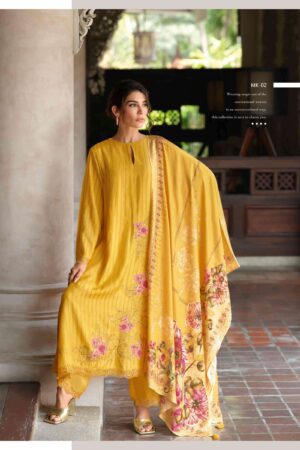 My Fashion Road Varsha Mishka Exclusive Fancy Muslin Ladies Suit | MK – 02