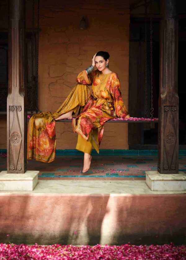 My Fashion Road Varsha The Floral Studio Digital Printed Latest Muslin Suit | TFS – 02